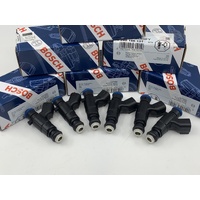 GENUINE GMH BOSCH FUEL INJECTORS Holden Rodeo RA  LCA 3.6L V6 12/2005-10/2008.