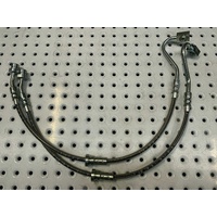NEW FRONT BRAIDED BRAKE HOSE KIT FORD TERRITORY SX SY SZ, 2004-2016 4.0L 2.7L