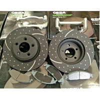 FPV FALCON BF, FGX XR6 TURBO, XR8 BRAKE UPGRADE TO 322mm DISKS C-SUPPORTS, PADS