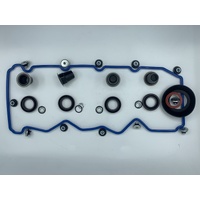 ROCKER COVER GASKET &amp; INJECTOR  KIT FOR NISSAN PATHFINDER R51 JVW 2005-07 2.5L 